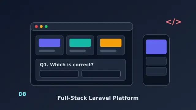 تطوير موقع أو منصة ويب متكاملة بـ Laravel من الفكرة حتى النشر